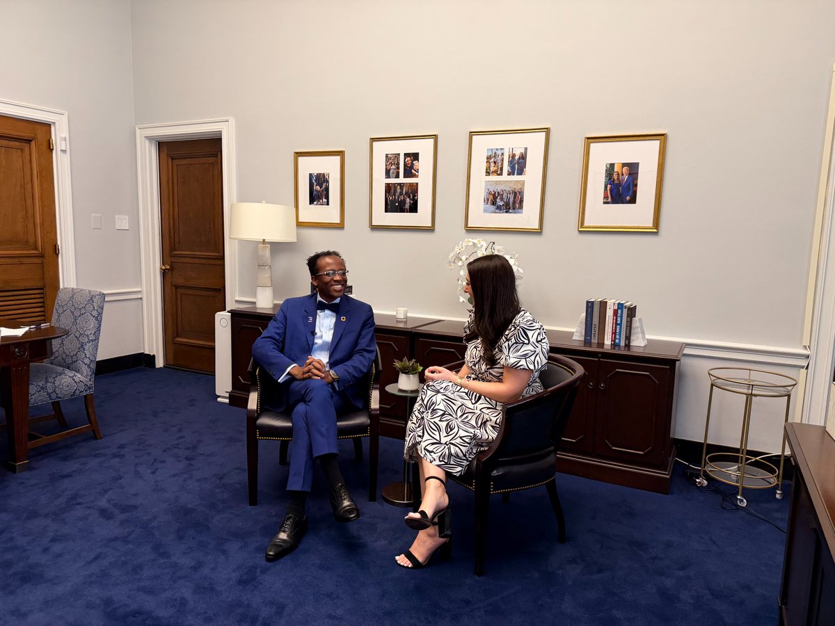 LandrySigne's tweet photo. Wonderful connecting with Congresswoman Sara Jacobs, who represents California’s 51st Congressional District and serves as Ranking Member of the House Foreign Affairs Subcommittee on Africa, for a timely conversation on U.S.-Africa relations and the opportunities ahead.

Grateful for her leadership and commitment to strengthening engagement with the continent, and for the thoughtful exchange.

Stay tuned for the next episode of the Foresight Africa Podcast to hear more from our conversation!

#Africa #USAfricaRelations #ForeignPolicy #ForesightAfrica