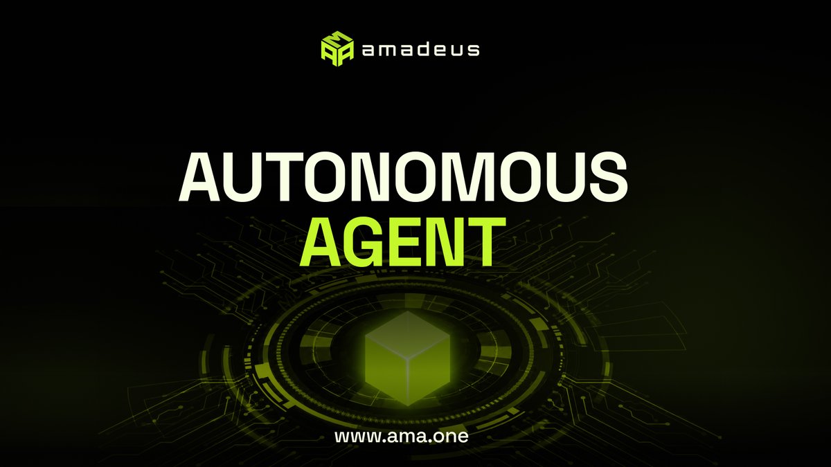 ama_protocol's tweet photo. Most "agentic finance" is just a chatbot suggesting trades. Real agentic finance is an agent that holds a mandate and executes on-chain, with capital, inside limits it can't exceed.

The hard part was never natural language or exchange APIs. It's proving an autonomous agent stayed within its mandate, without exposing the strategy behind it.

That's why Amadeus is a confidential L1 from the base layer up. Deterministic confidential execution inside TEEs protects an agent's instructions during execution, and proves them after.

Autonomy and accountability aren't a tradeoff. They're both structural.