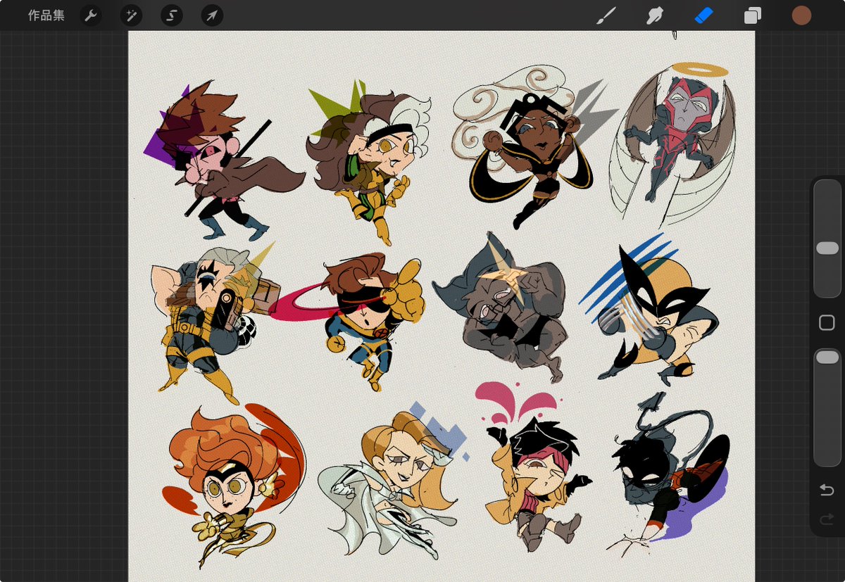 asi_sp7766's tweet photo. x babies mouse pad wip!!
#xmen https://t.co/Cqu0v38m97
