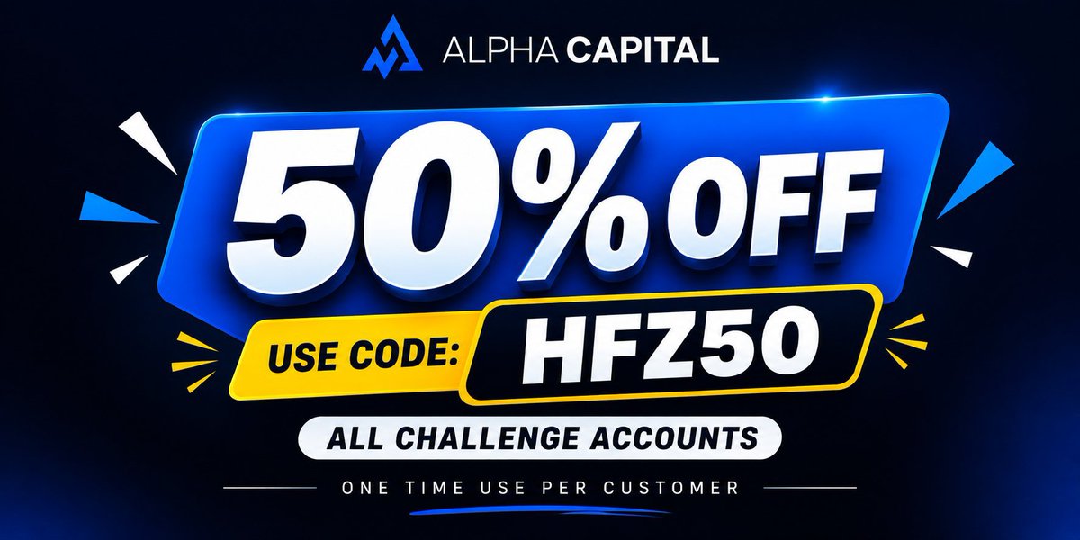 fundedchemist's tweet photo. Giveaway Alert 🎁
10×10K$

1 - Follow @fundedchemist @AlphaCapitalUK

2 - Like, repost, reqout &amp; tag your friends

3 - Join  my discord channel

https://t.co/3TSqvGZQHI

4- Join my whatsapp group

https://t.co/GbXShqhYqG

50% for all challenges
Use code: HFZ50 https://t.co/AJvHa0YiMZ