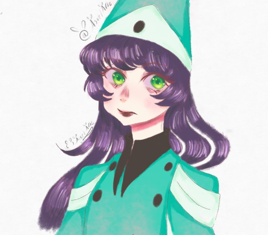 AseelArte's tweet photo. Finally decided to put it her..
Its fanart for my friend oc @Rayosechi Rayo if she was in witch hat atelier ❤️✨️

#digitel #digital_art #witchhatatelier https://t.co/BNEJGnV40i
