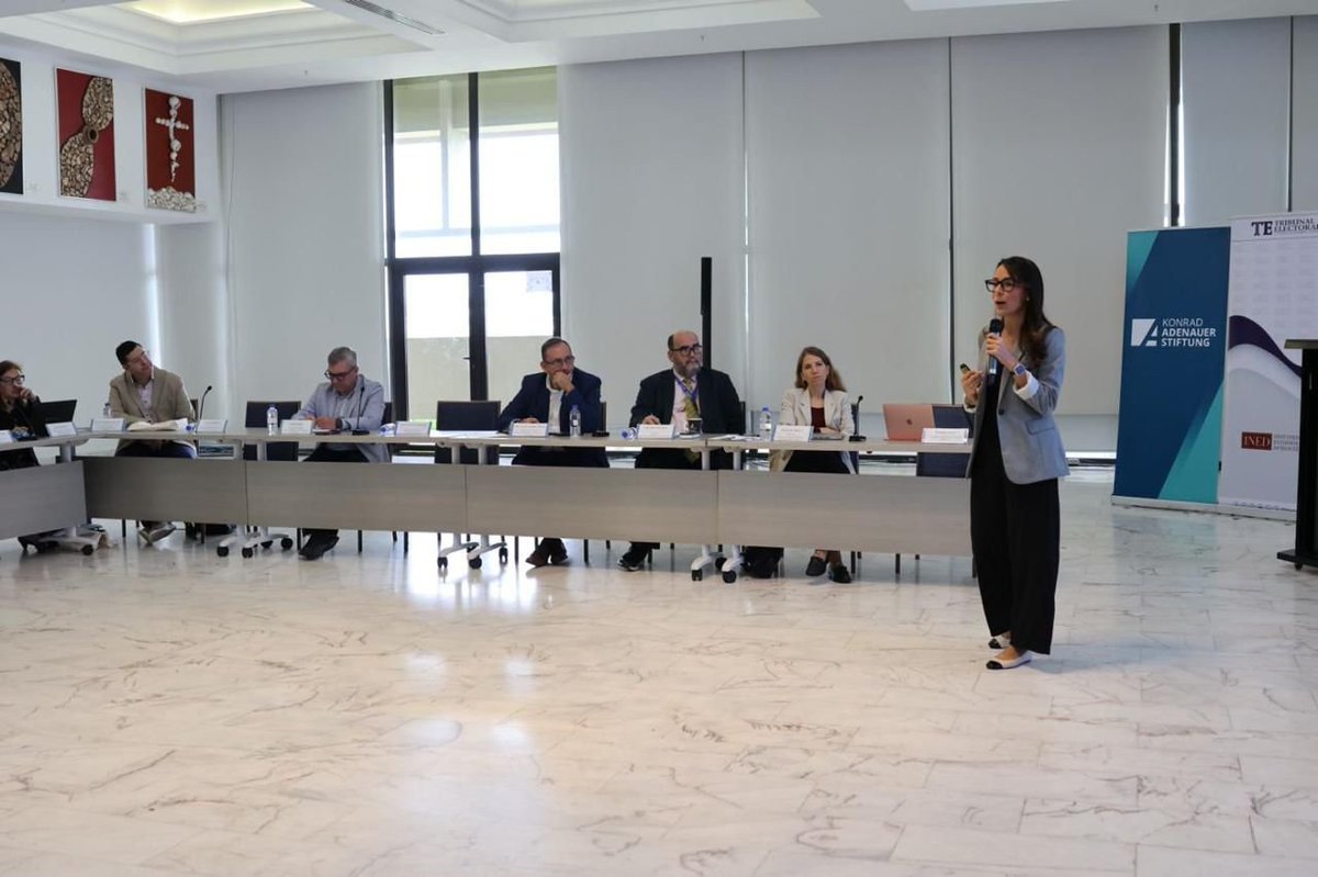 apandetec's tweet photo. Nuestra Secretaria participó en el Encuentro Internacional de Tribunales Electorales Panamá–Costa Rica, organizado por la Fundación Konrad Adenauer, donde se abordaron retos de IA, desinformación, democracia digital y ciberseguridad para los sistemas electorales de la región. https://t.co/9AZ4YF7AlM