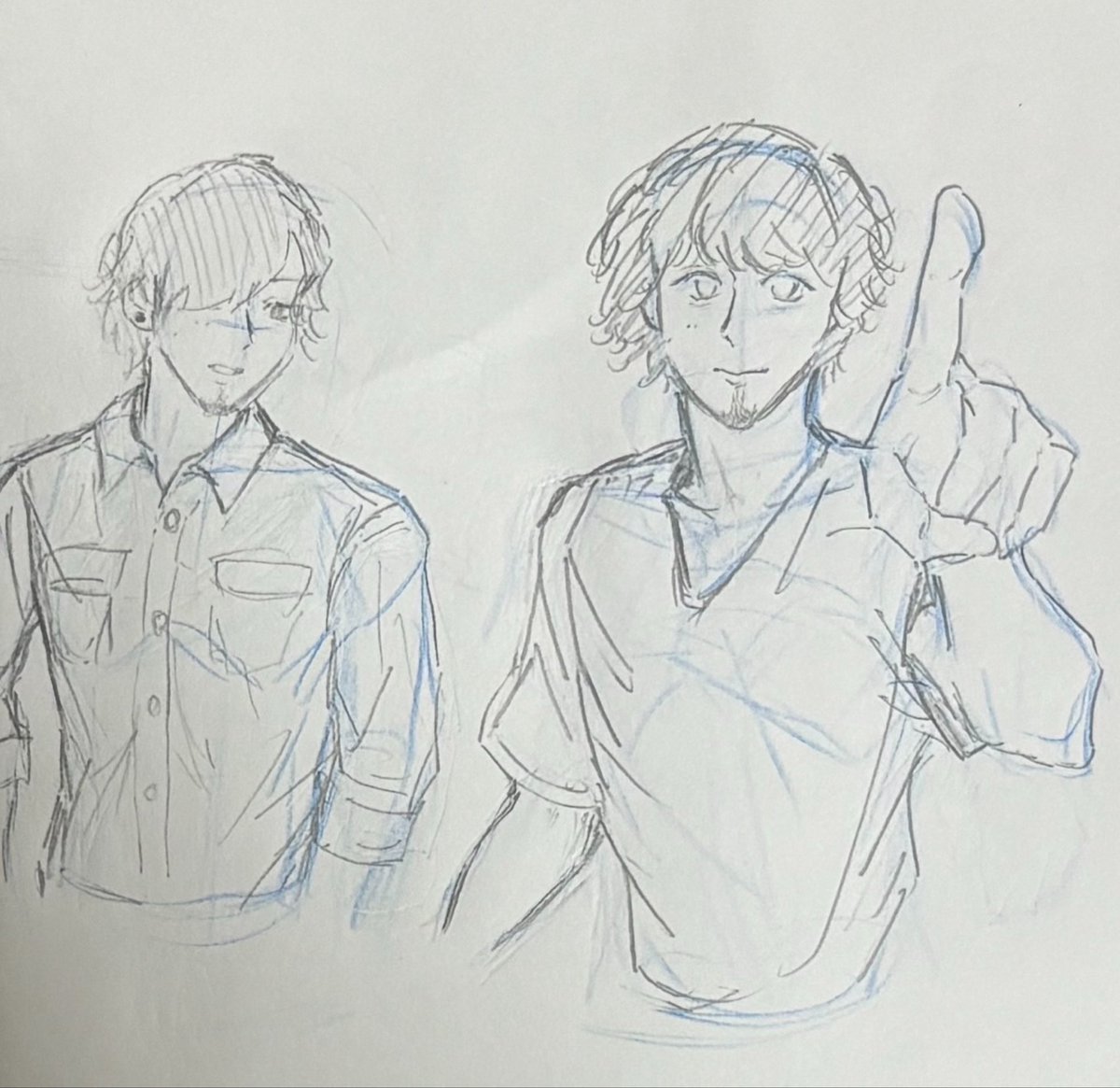 meta_phose's tweet photo. 身体描くのむずいよー
色々誤魔化しすぎて線がぐちゃぐちゃだ https://t.co/s49oDoxJjZ