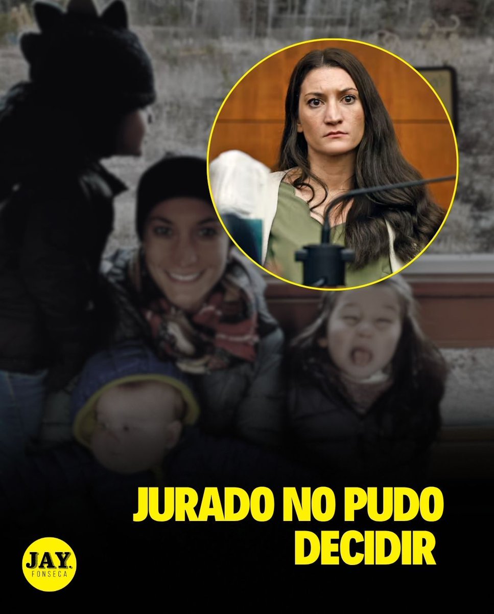 jayfonsecapr's tweet photo. ⚖️ Un juez de Massachusetts declaró un juicio nulo (mistrial) en el caso de Lindsay Clancy, la exenfermera acusada de asesinar a sus tres hijos, luego de que el jurado quedara estancado y no lograra un veredicto unánime tras ocho días de deliberaciones.

👶 Clancy, de 36 años, enfrentaba tres cargos de asesinato en primer grado por la muerte de sus hijos Cora (5), Dawson (3) y Callan (8 meses), a quienes estranguló en el sótano de su hogar en enero de 2023.

🧠 La defensa nunca negó los hechos, pero argumentó que Clancy no debía ser hallada criminalmente responsable porque sufría de psicosis posparto al momento de matar a sus hijos e intentar quitarse la vida.

🙅 El nudo estuvo en un jurado que se resistía: una nota reveló que estaban 11 a 1 hacia la absolución, y el defensor Kevin Reddington acusó a ese miembro de "mentir" y pidió sin éxito que lo removieran.

👨‍⚖️ El juez William Sullivan se negó a interrogar o sacar al jurado, insistiendo en que debía seguir la ley "les guste o no", hasta que el estancamiento terminó en el mistrial.

Fuente: CNN

#LindsayClancy #asesinato #hijo #juicio