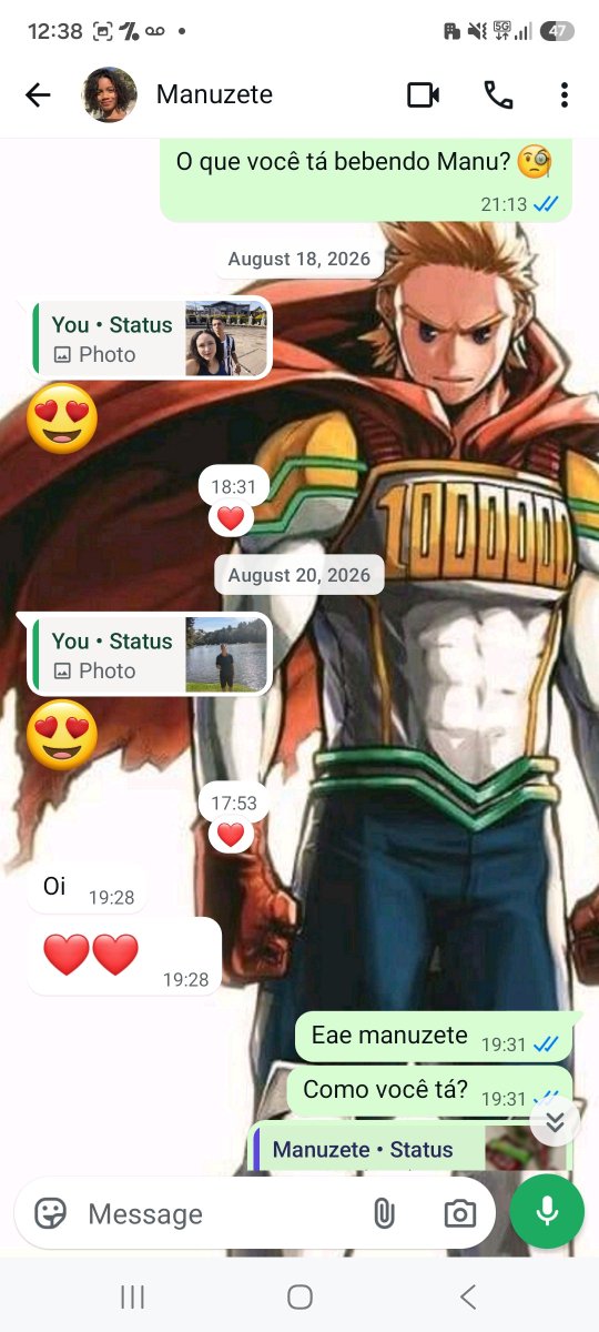 JgsAugusto's tweet photo. E minha sobrinha que reage a todos meu status com o mesmo emoji kkkkk

😍😍😍😍😍😍😍 https://t.co/HMr5tWjarJ