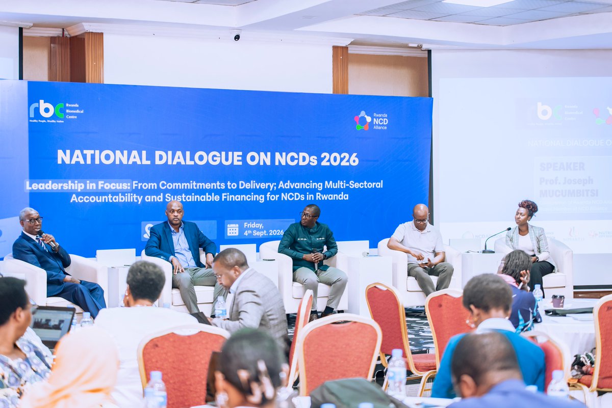 RwandaNCDA's tweet photo. Prof. Joseph MUCUMBITSI highlighted an important step forward in Rwanda’s NCD response: the growing role of health insurance in improving access to NCD treatment.

During the #NCDs2026 National Dialogue, he noted progress through @RSSB_Rwanda  health insurance coverage (CBHI) for NCD care, helping reduce the financial burden of treatment for people living with NCDs.
#LeadOnNCDs #ActOnNCDs #GW4ARwanda