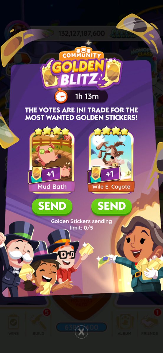 luvnmatcha_'s tweet photo. wts lfb ph monopoly go sticker for sale selling ph
 
4 stars golden blitz 

mud bath &amp; wile e cayote

• ₱50 | $2 each

dm to avail ! https://t.co/AA01FvjxOH