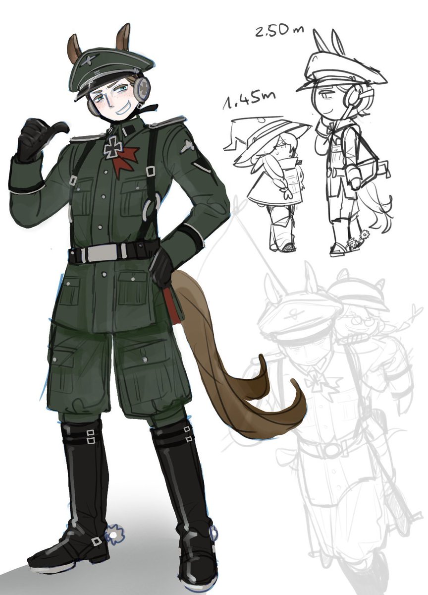 Sn00zerWaffen's tweet photo. @jiruofthewired I did had an idea with my OC so you just kinda hop on their back and they carry you like a backpack https://t.co/1Vx4Er6JPV