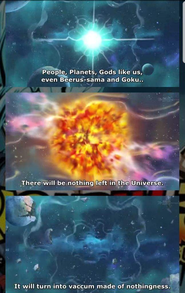 MvsCAnimated's tweet photo. @PastorPrideful Contradicts what?

This universe 7 destruction feat is from the first DBS arc https://t.co/196HBmfKn5