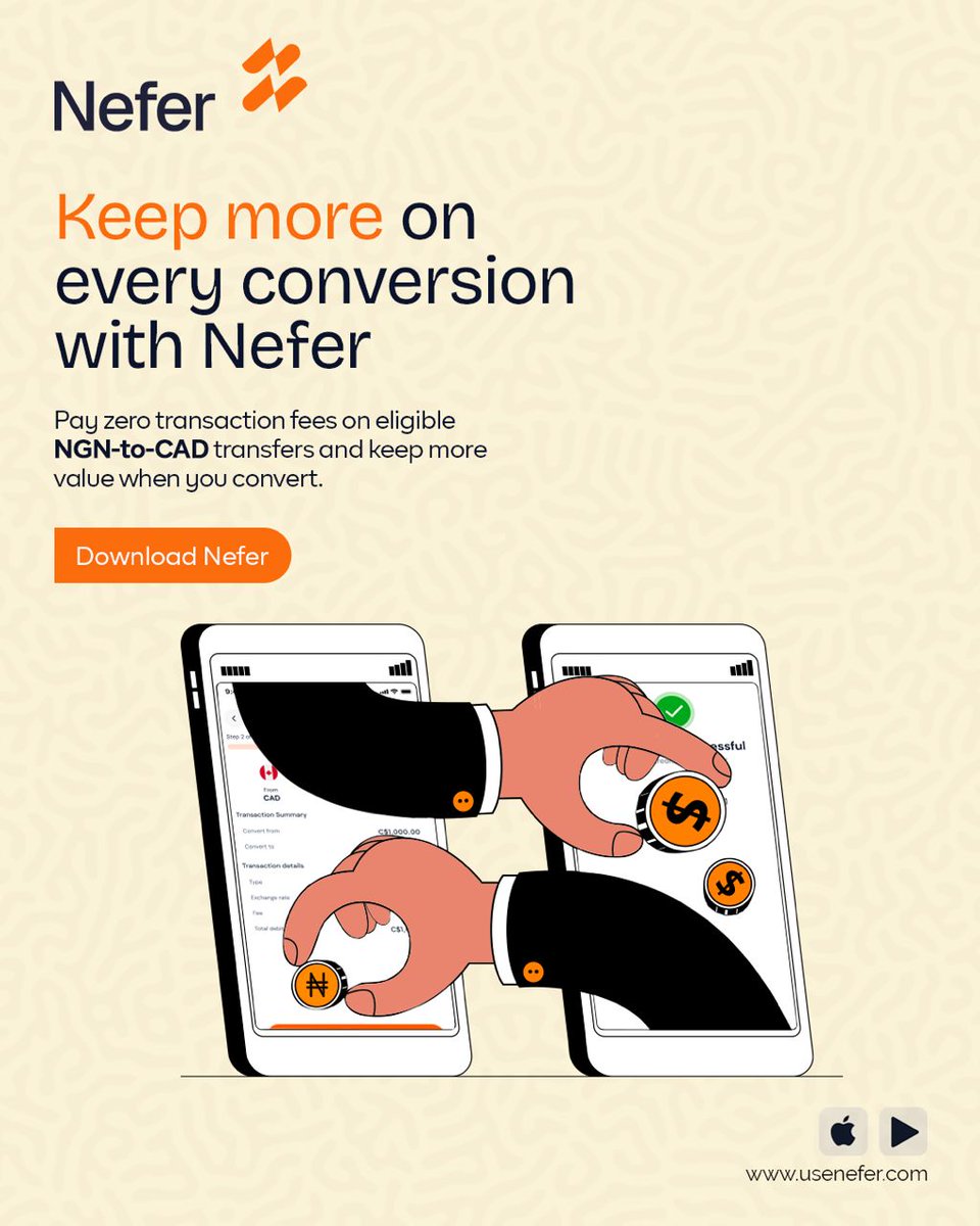 Tobenna21s's tweet photo. Cross-border payments used to mean guesswork. Now it means Nefer. 

Download App: https://t.co/GiaoP3Be8i

#DiscoverNefer https://t.co/AfeU2dUHQM