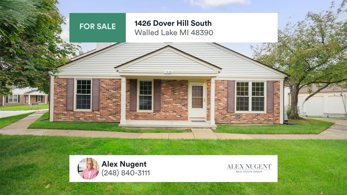NugentAlex's tweet photo. 🛌 2 🛀 1 🚘 1
📍 1426 Dover Hill South, Walled Lake, MI, 48390

My latest listing on RateMyAgent.
Real Estate 278515
https://t.co/C9JqsAc7x5

...
#ratemyagent #realestate https://t.co/Z2qDso87yz