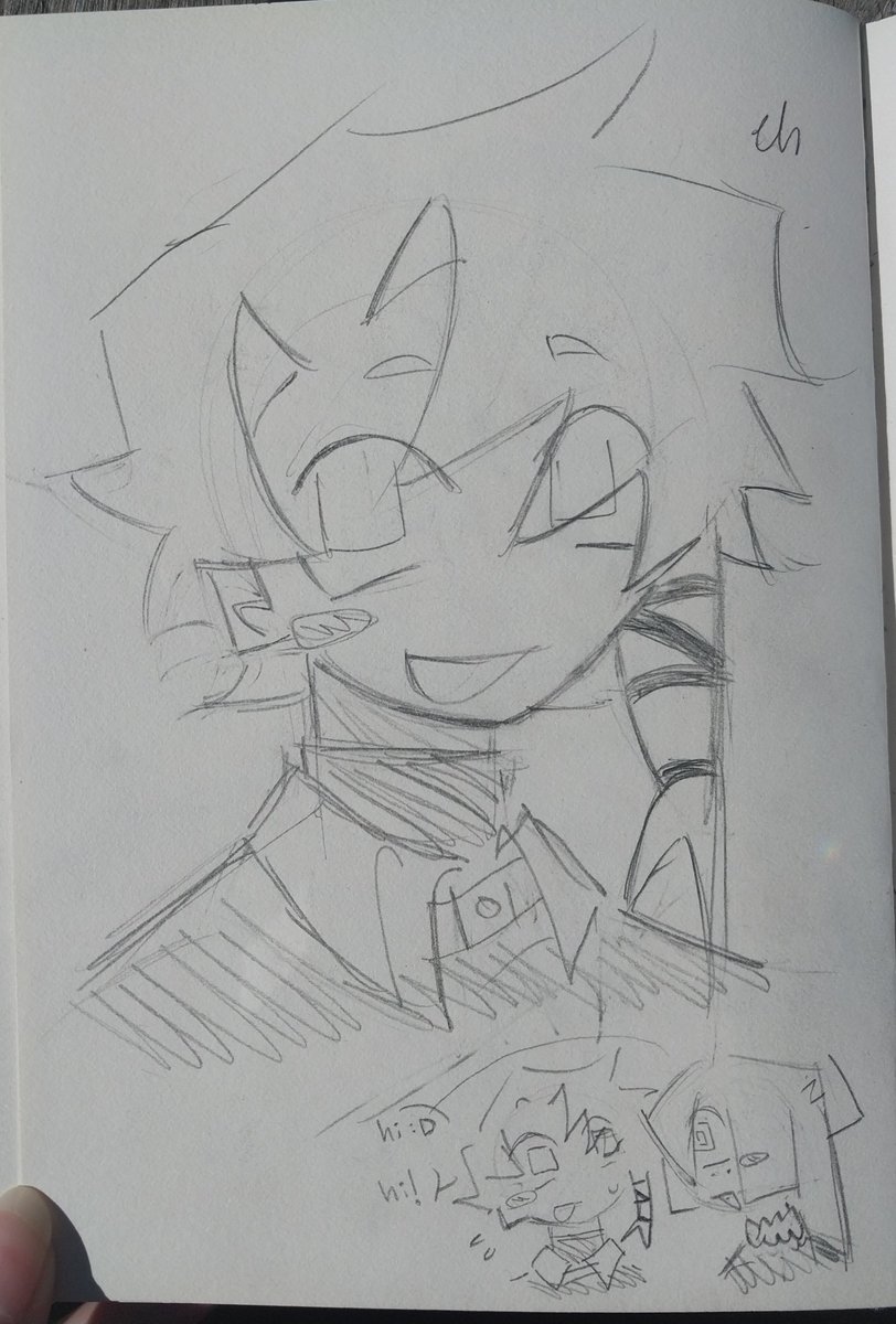 f1r3cr4cker_'s tweet photo. Decided to look thru my sketchbook #kagurabachi https://t.co/Dt8di9qK7t