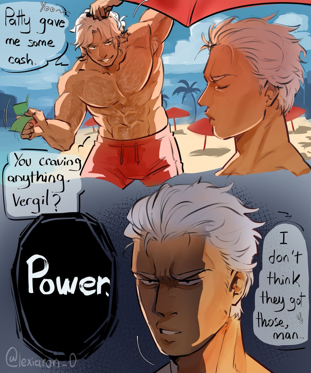 lexiaron0's tweet photo. He craves power, always!

#DMC5 #Vergil #Dante #oc https://t.co/Kde7INWCPy