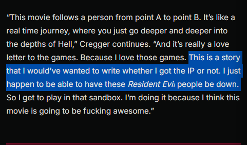 phisnom's tweet photo. i genuinely think Zach Cregger is trying his best to make the best film he can, but give me a break, you can't blame the fans for being worried when every time a new interview comes out we get quotes like this.

these are the direct sources: https://t.co/5SwhTt1xcC