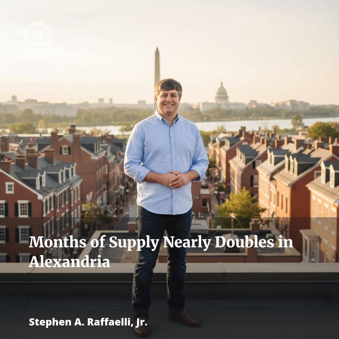 SRaffaelliRE's tweet photo. Months of Supply Nearly Doubles in Alexandria
Let’s connect and talk about the latest insights in the industry! #washingtondc #washingtonhomes #washingtondchomes #realestate #realtor #realestateagent #virginia #virginiarealtor #virginiarealestate #virginiahomes https://t.co/izLDfC3vpB