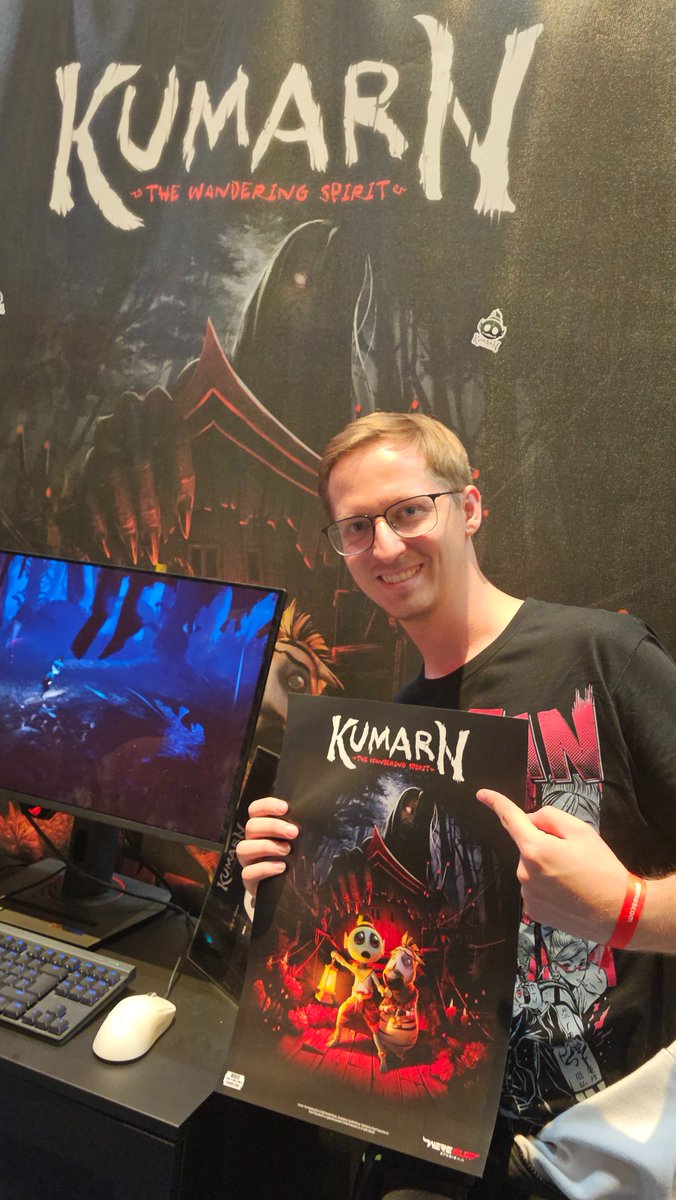 KumarnSpirit's tweet photo. To everyone who played the Kumarn: The Wandering Spirit demo at Gamescom.

THANK YOU! 🙏

Your curiosity, your bravery in the dark, and your kind words mean everything to our team. 

We’re so grateful you let Kumarn into your hands, and your hearts.

#KumarnTheWanderingSpirit https://t.co/2f9IuUX5JM