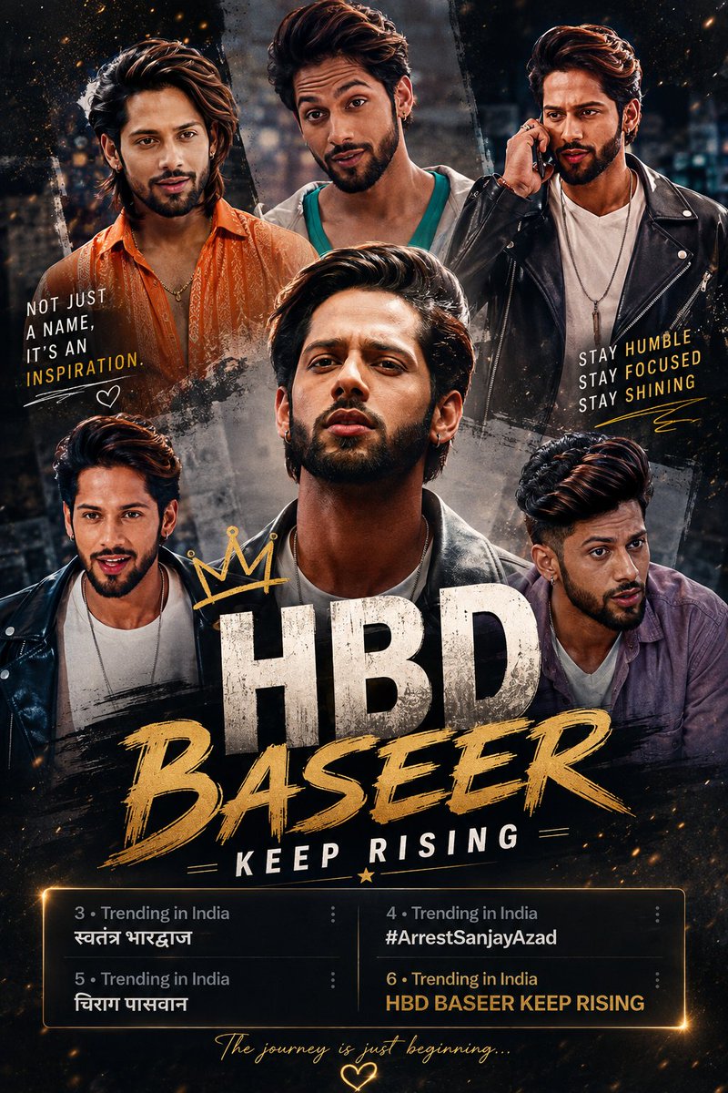 ITsDanger100's tweet photo. HBD BASEER KEEP RISING
HBD BASEER 👑✨
Not just a name, but an inspiration.
Stay humble, stay focused, keep shining.
Your journey has only just begun — KEEP RISING
#HBDBaseer #BaseerAli #KeepRising https://t.co/6dpqgx8mfK
