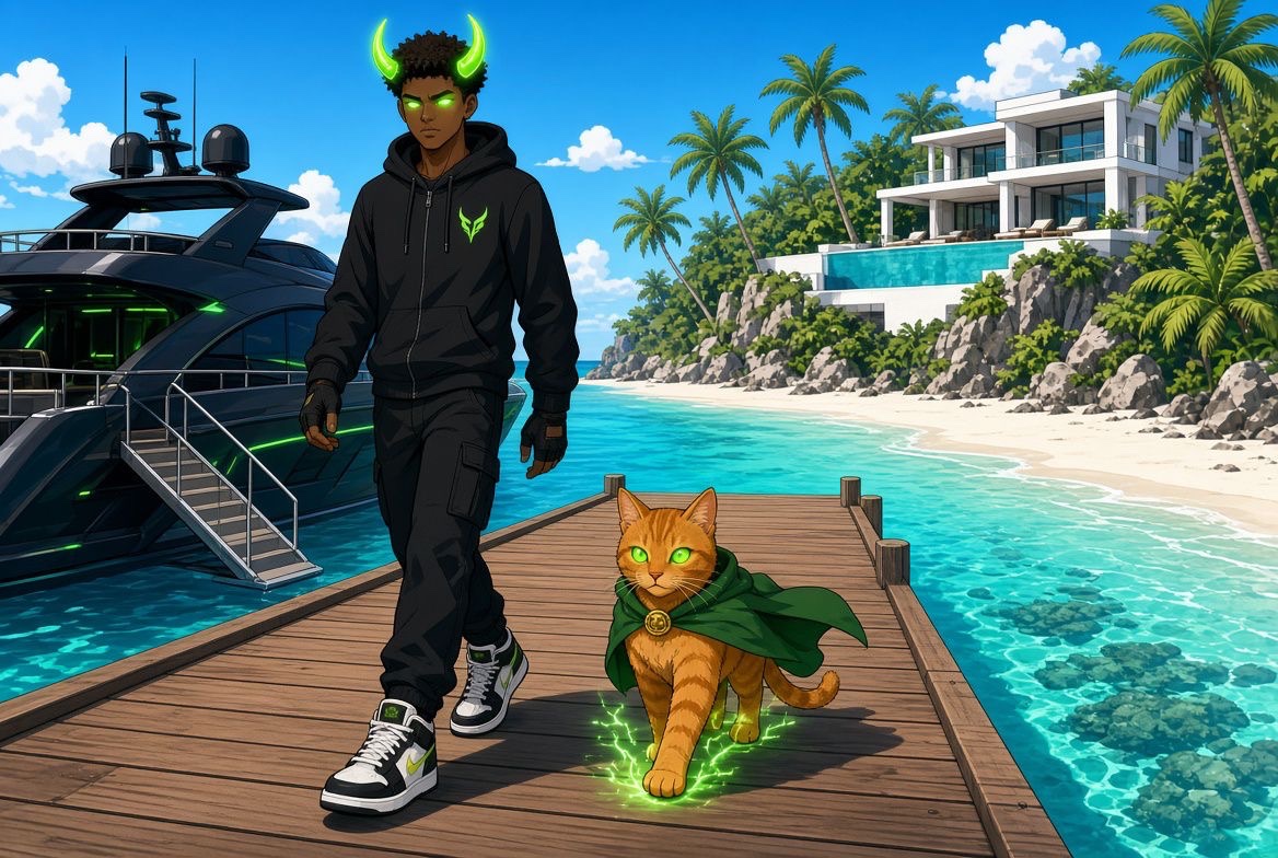 ansemscatt's tweet photo. Kind of lifestyle you’re gonna have if you buy and hold Ansem’s cat 😎🛥️ https://t.co/xjv8TTlo61