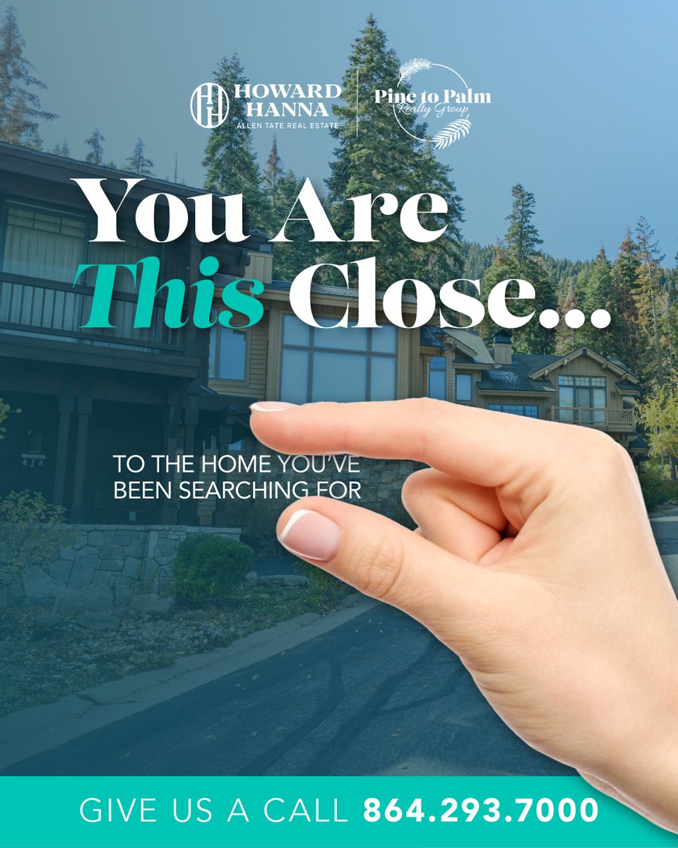 PtoPrealty's tweet photo. Your dream home isn't as far away as it feels.

With the right guidance, your next chapter could be closer than you ever imagined. Let's find the place you'll love coming home to. ✨ 

https://t.co/QVQp9ohRZN | 864.293.7000

#PinetoPalmRealty #PinetoPalm #Realtor https://t.co/sfZHvZyD4b