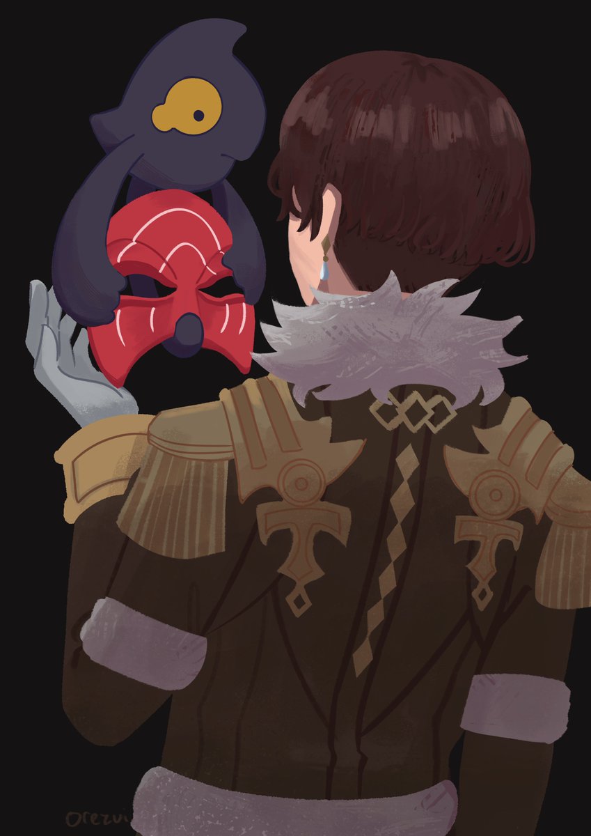 orezui's tweet photo. The spirit of a person from a bygone age became this Pokémon. It rambles  through ruins, searching for someone who knows its face.
[ #ffxiv ] https://t.co/IJzfv1mJ7l