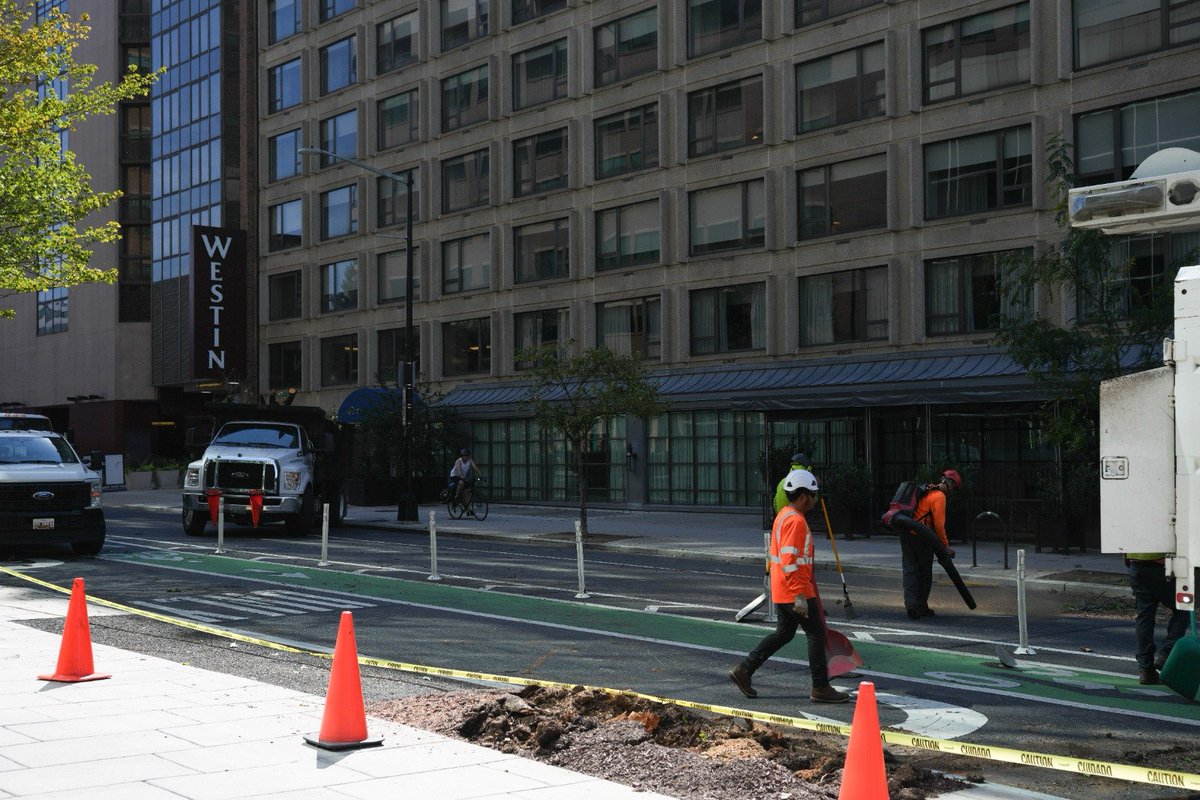 MayorBowser's tweet photo. The latest on storm response in Washington, DC:

1. Teams are out across the District removing trees blocking pathways and managing clean-up.
2. We've received 1,100+ requests for tree removals since last night's storm. We're expecting this to be a multi-day effort.
3. Some traffic signals are out. Drivers, be mindful and travel carefully.

If there's a tree or tree limb blocking a right-of-way, report to 311. Thank you to the teams working around the clock to manage the response and clean-up.