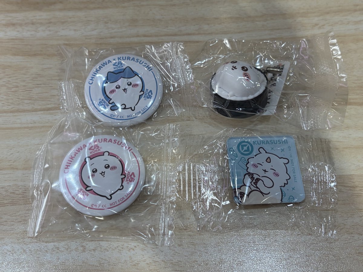 giyuuu0206's tweet photo. くら寿司 ちいかわ 交換

求：フィギュアうさぎ

譲：ハチワレ、ちいかわ、あの子

仙台手渡しまたは郵送
比率違いでのお取引可能です🙇🏻‍♀️
検索からでもお気軽にお声掛けください🙇‍♀️ https://t.co/vp9iezmNUq