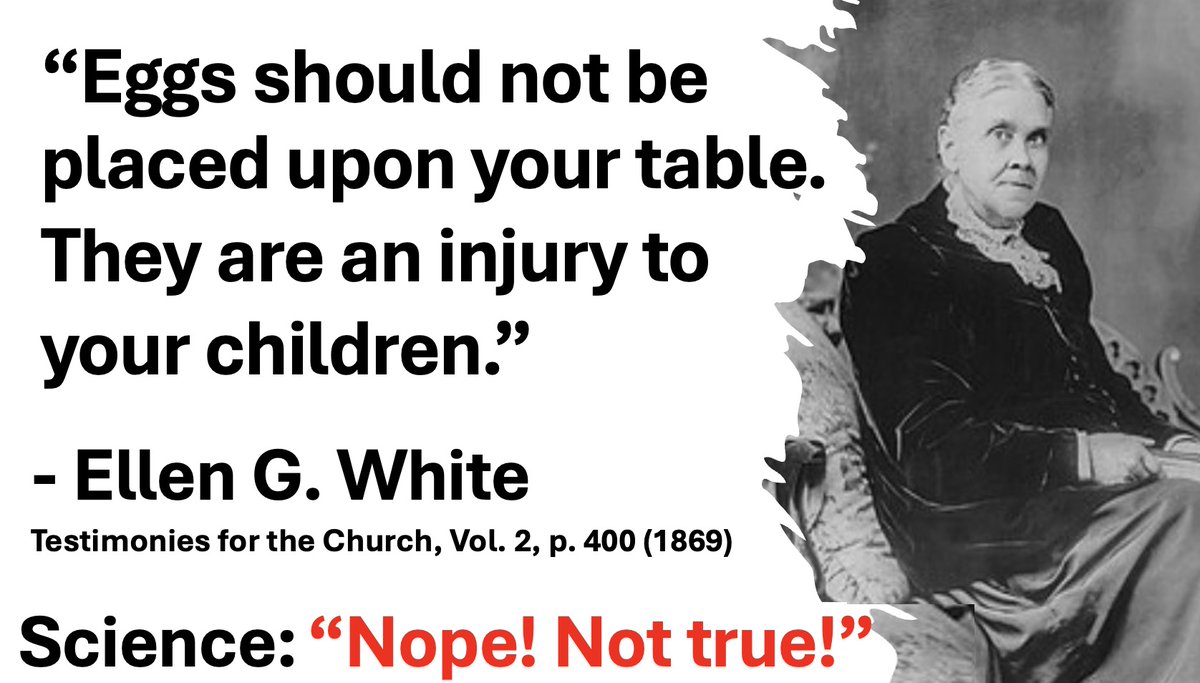 BelieverInChr's tweet photo. @RobinRoese @LizaZulu777 @janedough156472 LIZA is right, Ellen White was a false prophet.

Repent and stop defending her. https://t.co/6pC2v5GvJK