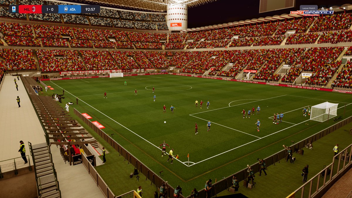 BassyBoy's tweet photo. Hey everyone, been working on pitches the last few weeks too, and I want to showcase the difference between the old San Siro turf vs the new one. 

Old on the left, new on the right. Which one do you like more? https://t.co/lrHYsNmhgg