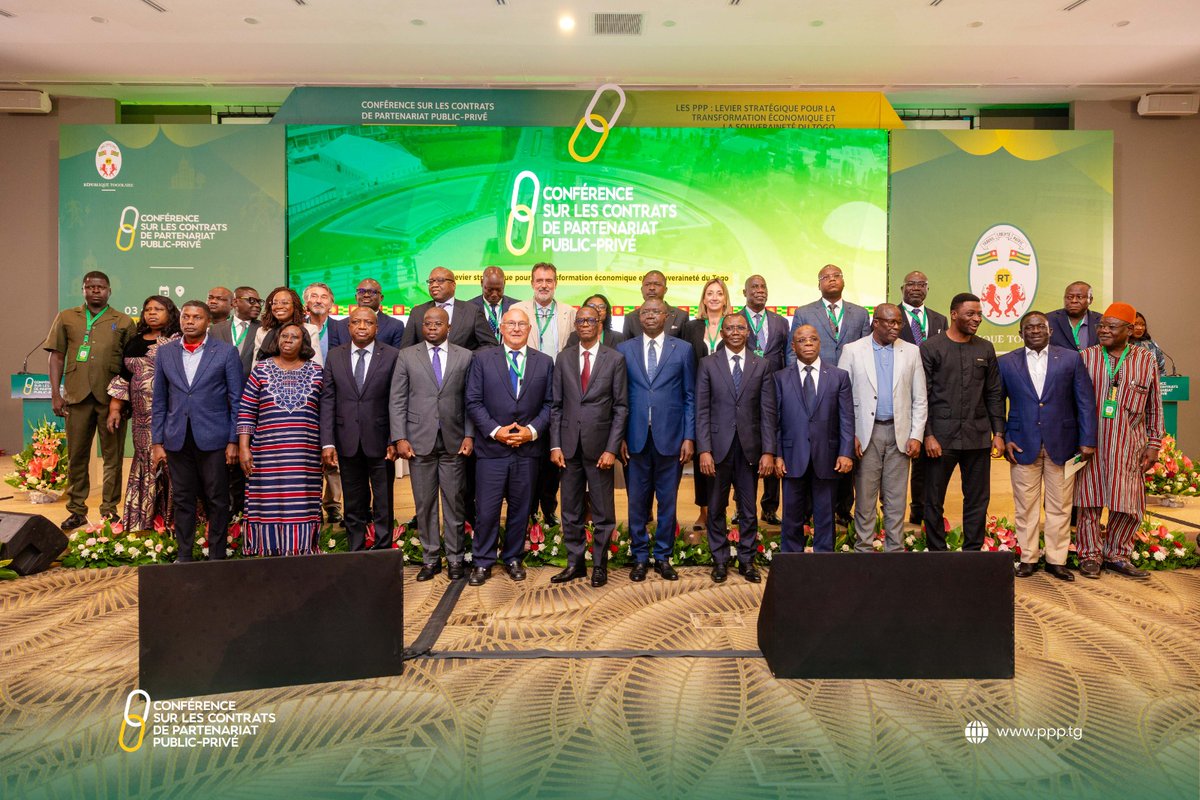 MFB_Tg's tweet photo. PPP au Togo / Le Gouvernement passe à la vitesse supérieure avec le lancement du Club PPP Togo.
https://t.co/AxxZbIq1kA

PPP AU TOGO / LE CLUB PPP TOGO EST LANCÉ POUR ACCÉLÉRER LES INFRASTRUCTURES.
https://t.co/lEytEi7DmM https://t.co/UmtCMOUM03