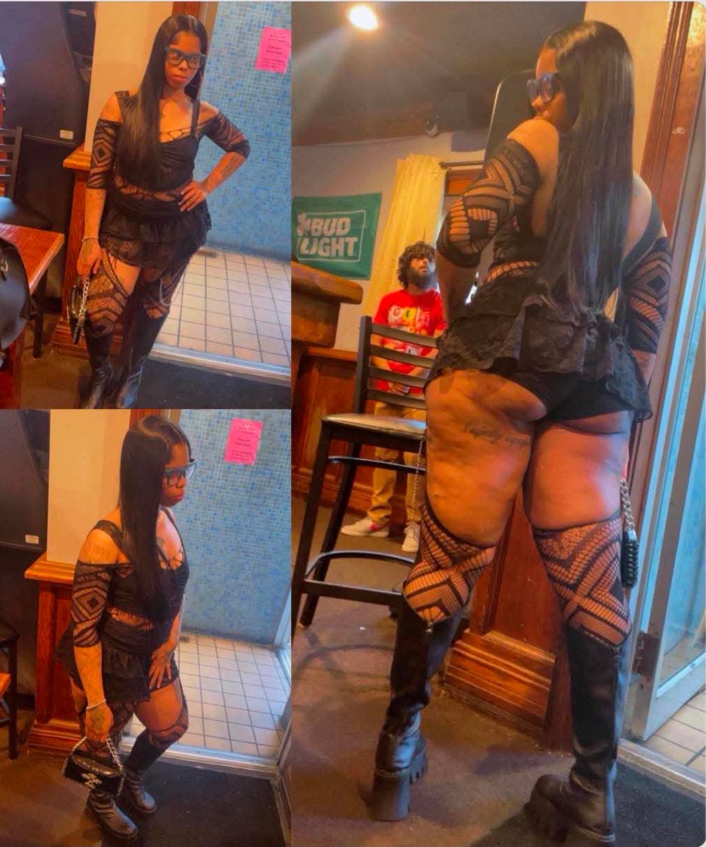 Boss__Ju's tweet photo. Black Barbie went alternative. 🖤🎀 https://t.co/5hDvzjAp1x