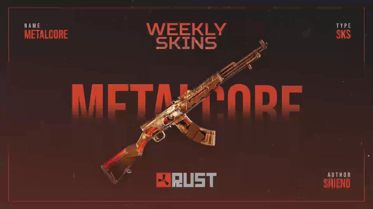 New Rust Community Skins Live on Steam