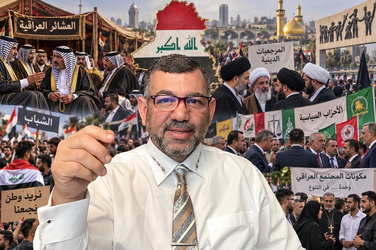 HameedAlshaker's tweet photo. العراقيون والله :
العراقيون عبارة عن مجموعات وتجمعات بشرية متكتلة ومنجذبة لمصالحها المادية وشهواتها النفسية والجنسية الغريزية فمجموعة تابعة للسسياسيين :
فنوري المالكي له جمهوره واتباعه واحباءه وانصاره وبشائرييه كل منهم يرمق ببصره اطراف الغنيمة التي تلوح بالافق كيف يصل اليها وينهب ذبالتها تحت مسمى الدعوة والدعاة والتاريخ والجهاد !
وعمار الحكيم له اتباعه الذين ينتظرون التوظيف والمناصب وما يتبعها من رشى وسحت لذيد ودسم وقصور تسكنها قاصرات الطرف حور عين تعلوهن زينة العرائس وكواعبهن الاتراب !!
وكذا مقتدى الصدر له اوباشه وانذاله ومقدسيه من بقايا الحملة الايمانية لحزب البعث يذبحون بالقطنة لا يرف لهم جفن ضمير او رحمة ويفسدون في الارض زناة قساة نطف متشخصة باسم الشيطان ارزاقهم تحت مواسي خناجرهم وقاماتهم وسيوفهم ياخذون الدنيا غلابا وطز بالاخلاق والدين والانسانية !!
، لا يفرق عن ذلك هادي العامري ومرضاه النفسيون التابعون لصماخه الكبير من مجاهدي بدر بقايا سواتر الاسر الايراني التليد وسجون ومعسكرات الاعتقال الجبري في خوسستان وباقي مناطق منافي ايران !!
قيس الخزعلي لا يختلف كثيرا تابعيه عنهم هو شيخ القفز المظلي من حامل مداس وشاي ال الصدر الى القائد الملهم لعصائب المطرودين والمنبوذين من التيار الصدري يرى العصائبيون انهم تاخروا كثيرا عن اللحوق بقطار المناصب والمغانم في الدولة وعليهم ان يضربوا من امامهم لفتح الطريق للنهب والكسب غير المشروع  !
السنة كمجموعات عراقية ايضا احط واضل سبيلا من الحلبوسي للخنجر لباقي النفايات العثمانية والسلجوقية في العراق !!
اخوتهم الاكراد قطاع طرق جبلية ومهربين منحطين فاشلين تقودهم البغال حيث حطت رحالها !
عشائرنا العراقية بقايا ابي سفيان واعرافه الجاهلية شعار (اعلو هبل ) عقال راياتهم الضاله وتامر (سقيفة بني ساعدة العروبية ) مظائفهم المتكاثرة وراية (( مللنا عدل محمد ص وعلي ع ))  مسامير سفنهم المبحرة من خدمة طاغية لخدمة اخر قاتله ومزيح سلطانه القديم مه الحكم والذهب اينما كان القوم ابناء القوم قلوبهم مع المرجعية الدينية التي منها سيستانية وثانية صدرية وثالثة حكيمية وسيوفها مع معاوية وصدام حسين !
الخلاصة : العراقيون كل له الاهه وهواه وميوله ومصالحه التي يلهث خلفها ككلب ان تحمل عليه او تتركه يلهث خلفها الا (( الله )) فربعه غرباء لايرون بالعين المجردة .. لا تيار ولا حزب ولا عشيرة ولا ناصر ولا تابع ولا محب له سبحانه في هذه الامة !!