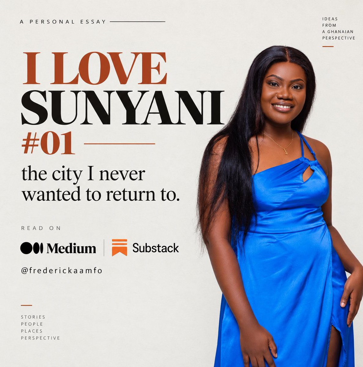 theamfobea's tweet photo. I joined the @Medium App upon recommendation.

I decided to eulogise Sunyani in this new series I’m working on. You can read more here for now.
https://t.co/AU8JdPRBFk

Kindly share 🙏🏾 https://t.co/CHNTRVmk8G