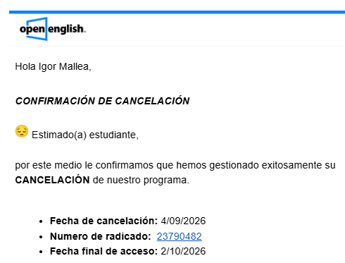 igormallea's tweet photo. @OpenEnglish Señores: No acepto su renovación automática, no pagaré la Nueva Factura que me acaban de emitir (y que no me ha llegado) porque no ocupo su servicio hace 7 meses, porque en clases de 40 minutos uno habla apenas 20 palabras. @SERNAC @WSE_Global @chilenobrit @dynamicenglishs @EF https://t.co/7GTzk3hMh1