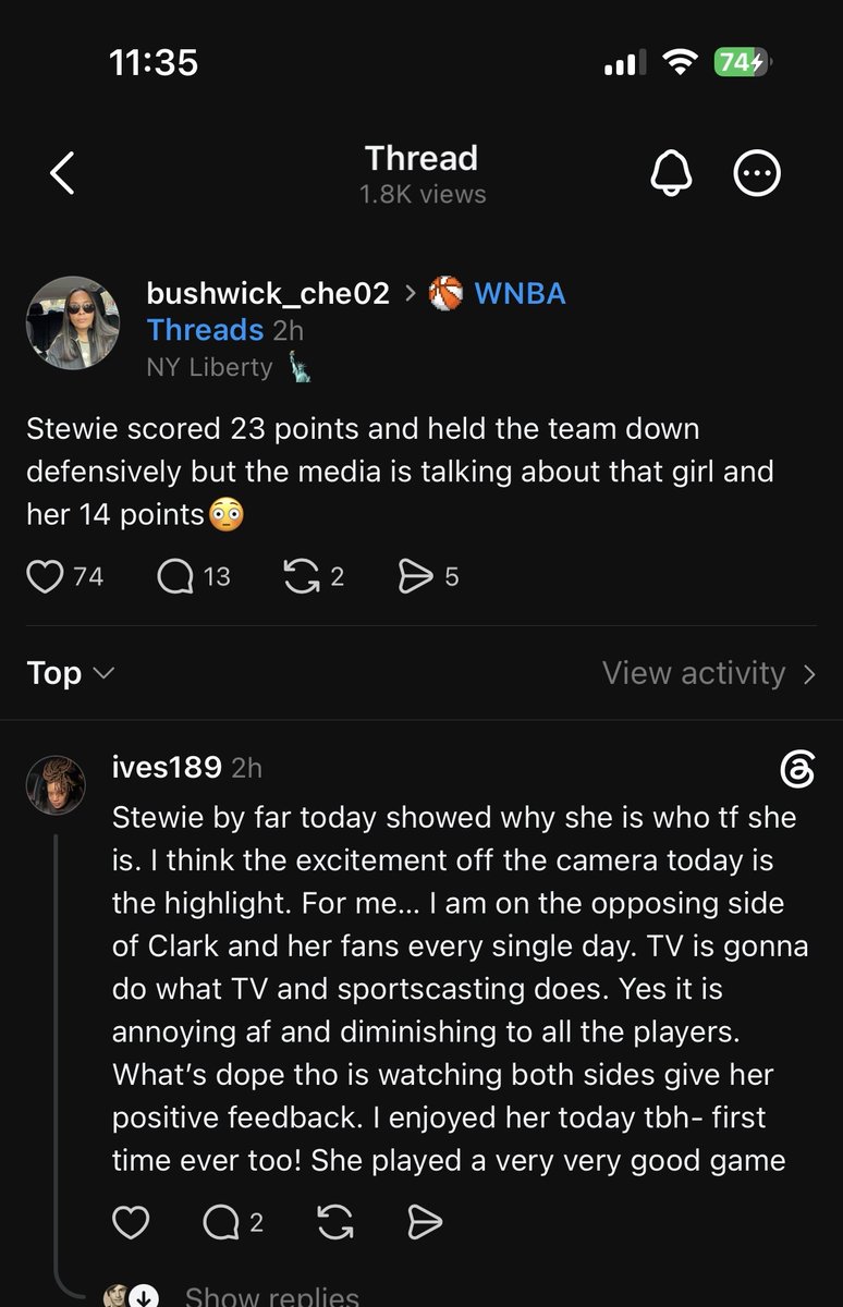 winchesters's tweet photo. I’m crying they’re on threads making up fake stats so they can be mad lmaoooooooo so many people do not enjoy basketball or sports in general but just want to take their frustrations out on someone. A bunch of miserable humans. https://t.co/878fy59OEL