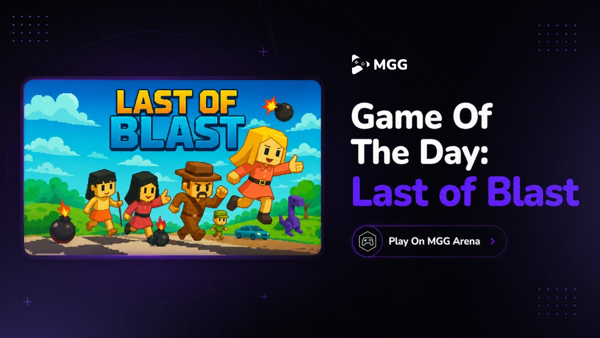 MimboNode's tweet photo. Friday calls for a little Last of Blast. 🎮

If you haven't tried it yet, this might be a good one to pick up before the weekend.

Find it in the MGG Arena and see how far you can go.

#GameFi #Web3Gaming #AMA #MGG #MGGARENA $MGG https://t.co/DJePz5YQ86