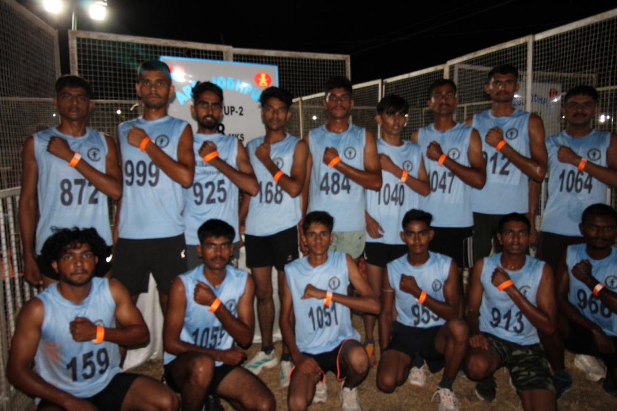 KonarkCorps's tweet photo. “Dream. Strive. Wear the Uniform”

The second Army Recruitment Rally of #Rajasthan State commenced at Rajkiya Sharirik Shiksha Mahavidyalaya, #Jodhpur on 01 September 2026 & will continue till 19 September 2026.

Conducted by Army Recruiting Office Jodhpur, the rally is witnessing enthusiastic participation of aspiring candidates, including men & women, who have stepped forward to the ethos of #NationFirst & serve the nation.

#JoinIndianArmy 
#SouthernCommand

@adgpi
@DIRECTORATERTG
@IaSouthern
@PRODefPune
@PRODefRjsthn
@DefencePRO_Guj