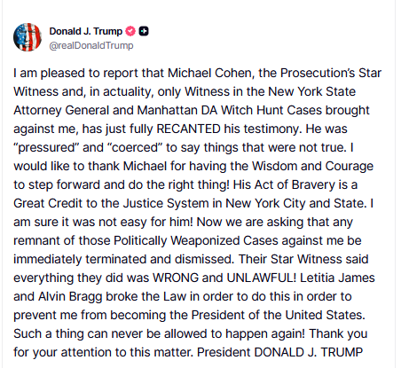 SaltyGoat17's tweet photo. How poetic will it be when Letitia James and Alvin Bragg end up in prison?  They lied and cheated trying to take down Trump and it's about to boomerang right back in their damn faces!! https://t.co/8P6pmPkc5z