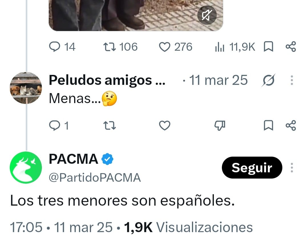 Tabarnia_BCN's tweet photo. Al PACMA solo le importa la nacionalidad de delincuente si es español.
Si es de Marruecos, no... https://t.co/v0VyHmT1Rf