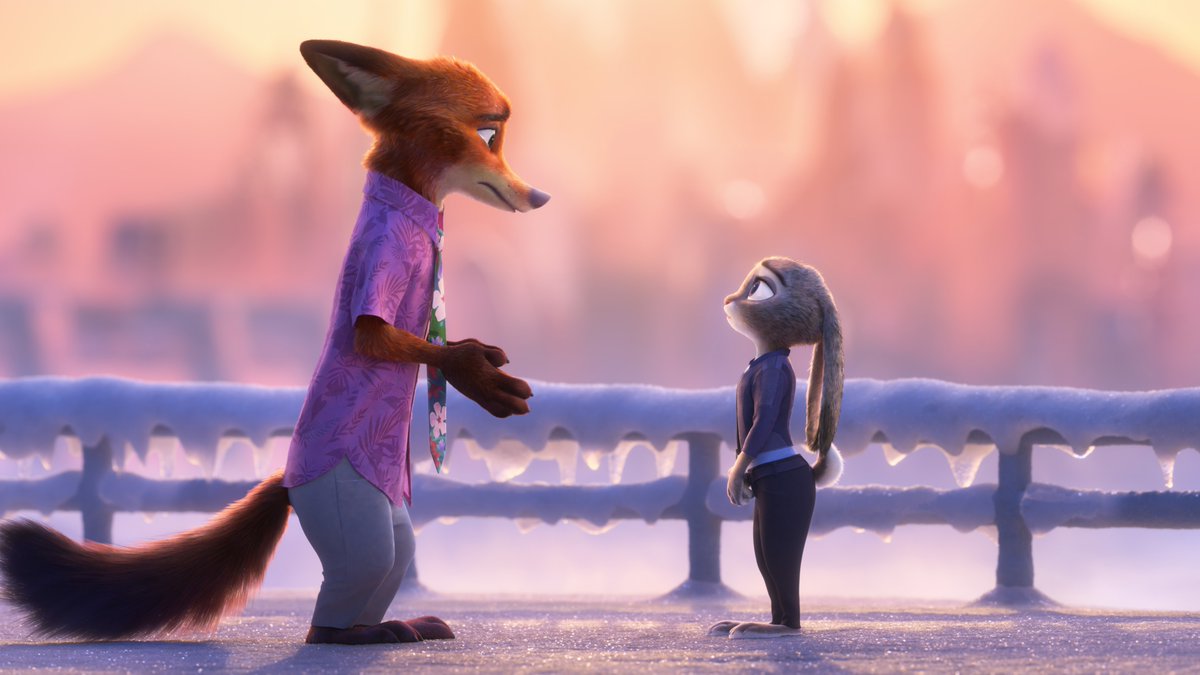 DrewDisneyDude's tweet photo. Byron Howard discusses “WildeHopps” and the fans who want to see Nick and Judy as a couple:

“If you look at Nick and Judy, there are people who want them together as a couple, and people who want them to stay friends. I love that there’s that tension among the fans, and it just speaks to the fact that Jason and Ginny brought those characters to life and people really believe in their souls. I think we’re going to keep leaning into that.”
