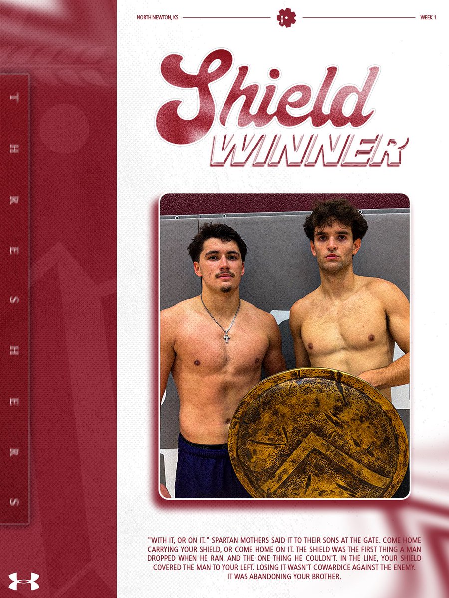 threshersmbb's tweet photo. Shield winners, week 1️⃣

@DominickHarris_ &amp; Drew Rodriguez

#ThreshersMBB x #WithItOrOnIt https://t.co/lGmTbDYqWN