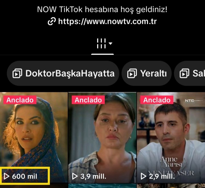 Natalieth4's tweet photo. 👀💣🔥Cuenta de NOW en Tiktok vs cuenta de Halef en Tiktok #YilSer #BiranDamlaYılmaz #ilhanşen #HalefKöklerinÇağrısı https://t.co/dzmBxX5EMo