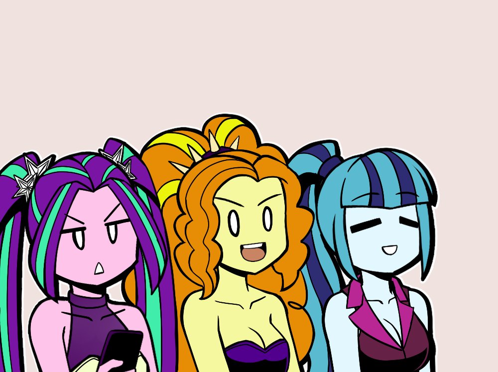 NekoJackun's tweet photo. Triple Baka Dazzlings

#AriaBlaze #AdagioDazzle #SonataDusk https://t.co/a1b06Kls1x