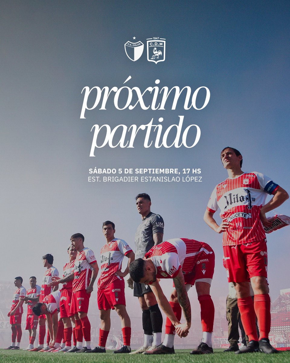 depmoronoficial's tweet photo. 𝖯𝖱Ó𝖷𝖨𝖬𝖮 𝖯𝖠𝖱𝖳𝖨𝖣𝖮 🔜 vs. Colón, por la Fecha 28 de la #PrimeraNacional. https://t.co/TgFXJ2CVEt