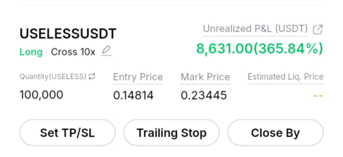 mrotrading1's tweet photo. $USELESS LONG SIGNAL ✍️
#USELESS

+8631$ / 365.84% https://t.co/E0jv0cMg8R