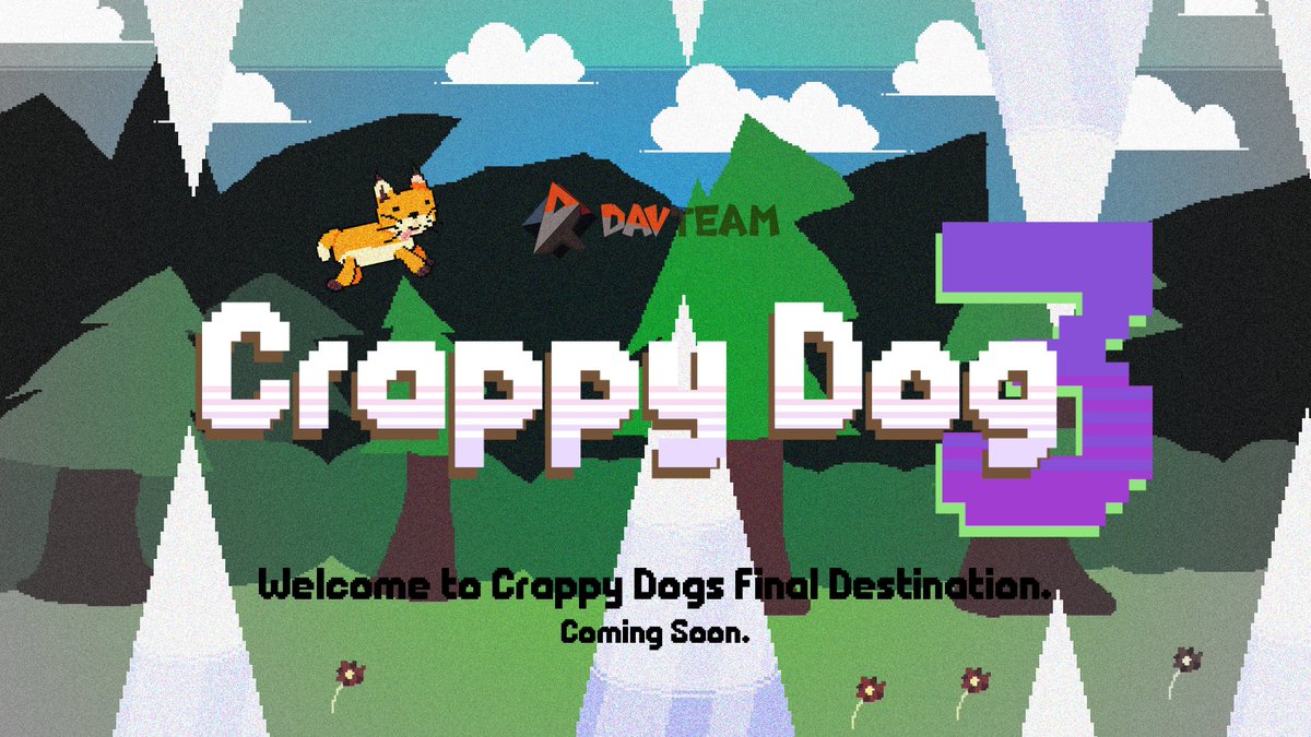 davteam_'s tweet photo. CRAPPY DOG 3 IS COMING SOON! THE FINAL ENTRY IN THE SERIES IS GONNA RELEASE THIS YEAR! 

#Annoucement #CrappyDog https://t.co/qckSoLwCAa