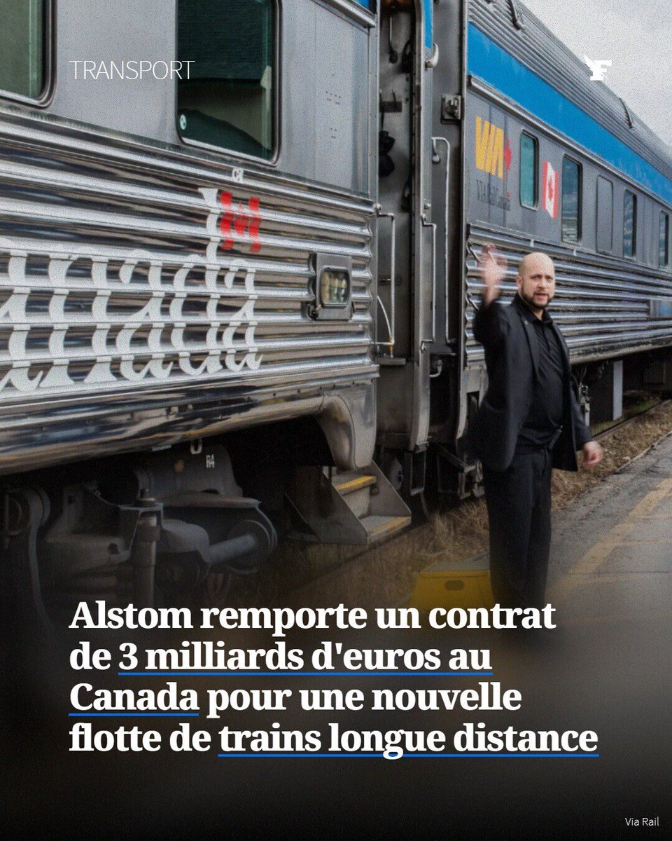 Lycrem3's tweet photo. ➡️Encore un pognon de dingue qui va pleuvoir pour Alstom avec un giga contrat de 3 milliards d’Euros avec le Canada ! 

Merci à @EmmanuelMacron d’avoir sauvé Alstom en 2016, et d’en avoir fait une machine à cash.🤑 https://t.co/cYR0dVy84W