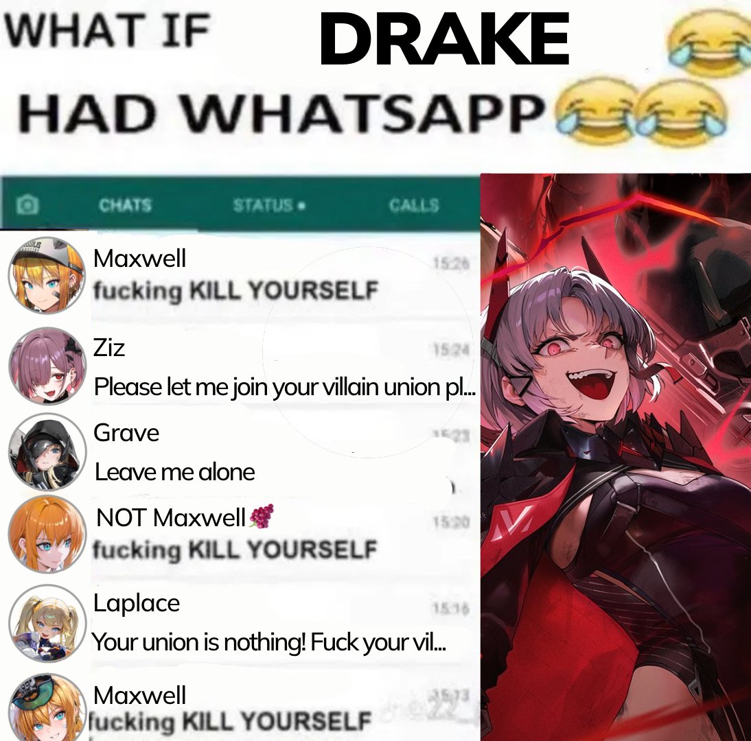 No1Cindycate's tweet photo. What if Drake had whatsapp https://t.co/HrnmZKpSeq