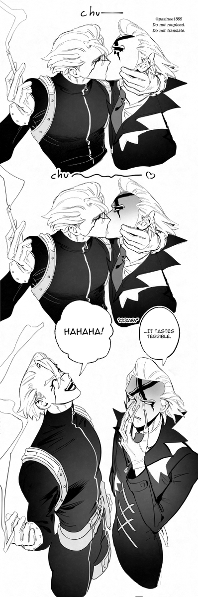 pasinee1855's tweet photo. ❌🚬 poison gas of love

#ゼノスタ #xenostan https://t.co/mLrrJIuyPa