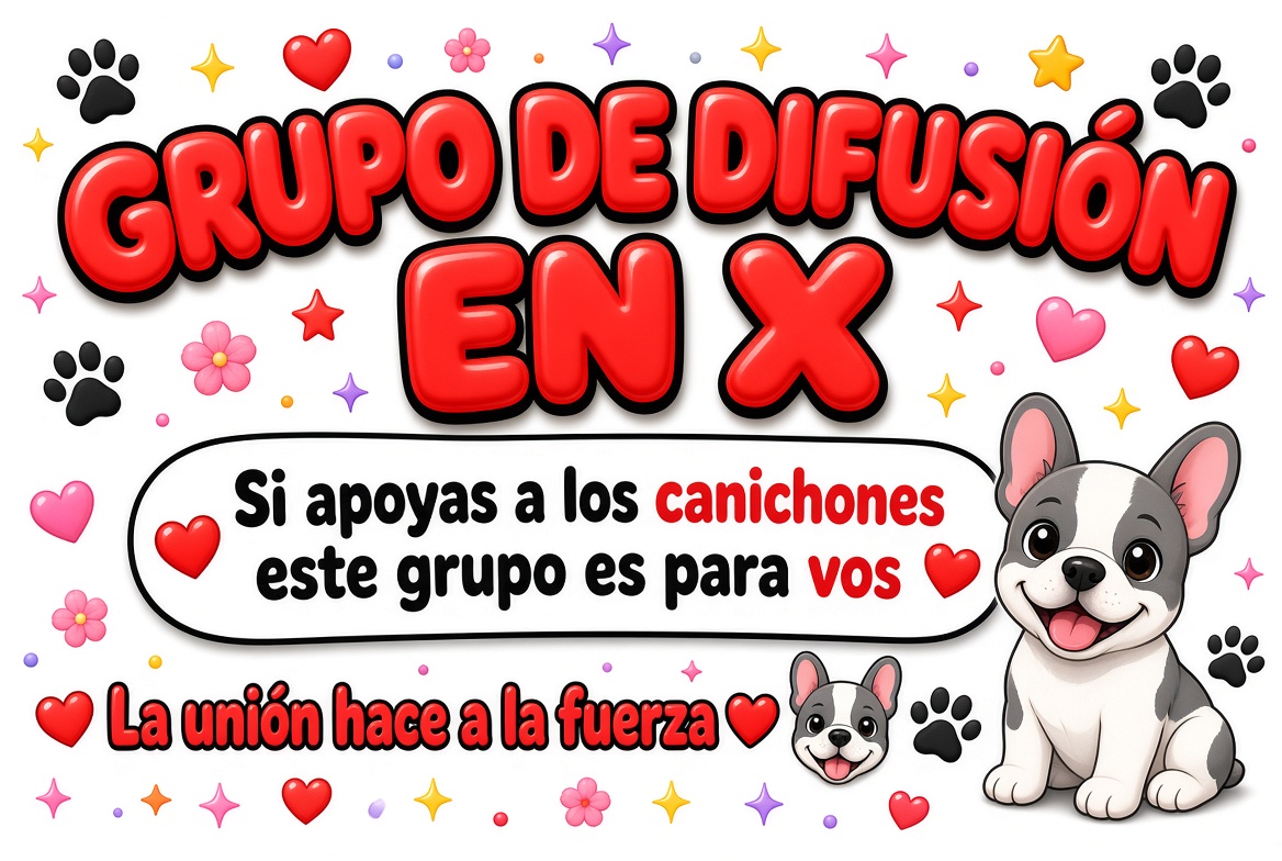 SophiAnime's tweet photo. Hola chicos cree un GRUPO de Difusión sobre la situación sobre los CANICHONES ( montecito ) del polaco en Santiago del estero .
En este grupo van a poder compartir capturas , información y todo lo que pase en la actualidad , podrán debatir y pedir apoyo en sus post para compartir 🥰🧏🏽‍♀️✅ ÚNETE que la unión hace la fuerza 💪🏼 

https://t.co/qMrHEBLkMg

https://t.co/qMrHEBLkMg